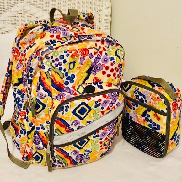 yellow ll bean backpack